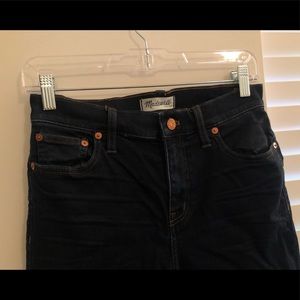 Madwell skinny cut off jeans